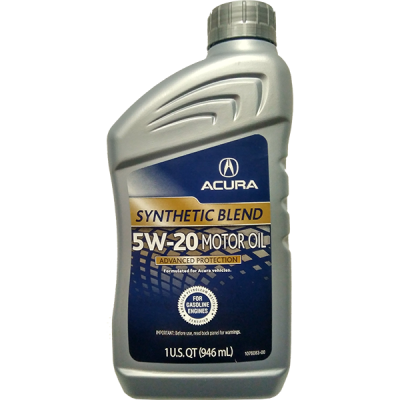 Масло мот. 5w20 ACURA Synthetic Blend (0,946л)
