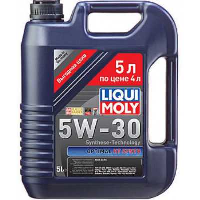 Масло мот. 5W30 Liqui Moli  Optimal HT Synth (5L)син.